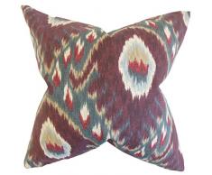 LOreiller Collection Barnum Ikat Housse de Coussin, Violet