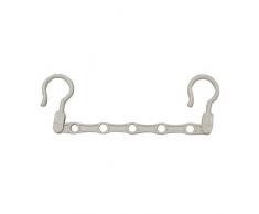 JVL Circuit fermÃ© Magic Wonder Cintre pour Ã©conomiser de lespace, Lot de 4, ABS Plastique, Blanc, 41Â x 2Â x 5Â cm