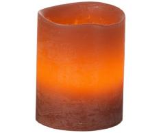 Klein & More Bougie LED Faite de Vraie Cire M Marron