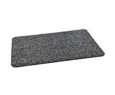 Bürstenmann Tapis de Nettoyage, Coton, Gris, 60 x 40 x 0,6 cm