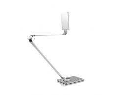 TRAE - Lampe de bureau moderne et design LED MUSE² Aluminium, avec chargeur USB