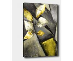 Bonamaison Peinture sur toile, multicolore, 40 x 60 cm - ConÃ§u et fabriquÃ© en Turquie