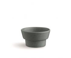 Kähler Ombria Bougeoir en céramique Vert 5 x 9 cm