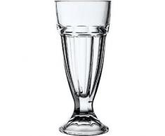 Winware â 12 x Hauteur Ice Cream (Rétro Classique américain Haut en Verre Glace Tasse. Idéal pour Les Glaces et sorbets en Verre pressé et Passe au Lave-Vaisselle)