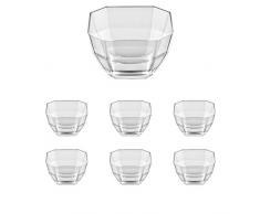 Vidivi Vetri delle Venezie Canova Lot Coupe avec coupelles, 7Â unitÃ©s