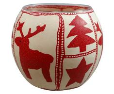 Him CC30 photophore Verre Nordic Winter, Multicolore