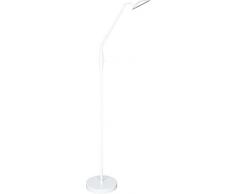 WOFI 3446.01.06.7000 Lampadaire MÃ©tal, Integriert, 12 W, WeiÃ, 23 x 23 x 135 cm