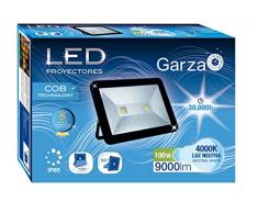 Garza Spot extérieur LED COB E27, 100 W, bleu