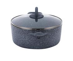 Wonderchef 60004400 Granit Batterie de cuisine anti-adhésive en aluminium pour plaque à induction