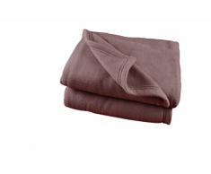 POYET MOTTE POLEX Couverture polaire Polyester Chocolat 180 x 220 cm