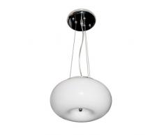 S-Luce V28117/1P280 Plafonnier Suspension en verre Blanc