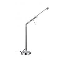 Trio Leuchten Lampe de table LED en filigrane, nickel mat 520490107