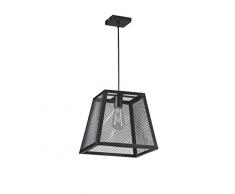 onli Oscar Lampe à suspension avec ampoules E27, 22 W, noir, 30 x 30 x 110 cm