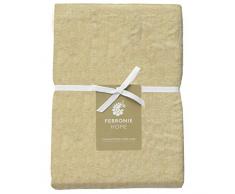 Moorish Idol - Lin Chambray Drap Plat- 240cm x 300cm- Jaune Curry