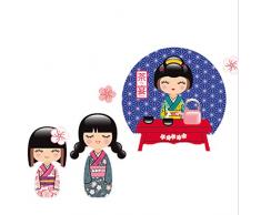 Stickers Mural enfants Lheure du thÃ© (LADYLEIA ) Nouvelles Images