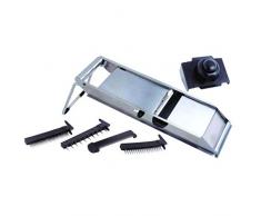 Grunwerg MS-278 Mandoline de cuisine en acier inoxydable