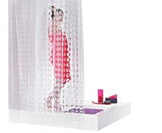 Grund d83798000Â Prisme Vinyle Rideau de Douche Transparent 180Â x 200Â cm Rideau de Douche 100% Vinyle, 180Â x 200Â x cm