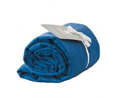 Moorish Idol - Satin de Coton Housse de Couette- 240cm x 220cm- Indigo