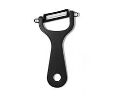 KYOCERA CP-15 BK Keramikschäler mit Softtouch-Griff, Klinge: 4 cm Eplucheur manche ergonomique-noir