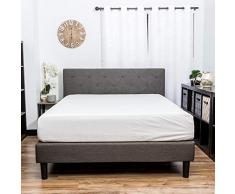 Duck Coussinets de Matelas Canard (Taille Queen/King), Blanc, Queen Size