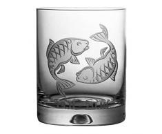 Crystaljulia 05916 Verre à whisky avec gravure Zodiak Cristal 250 ml