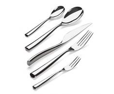 melianda MA-18900 Elegance Service de 30 Couverts en Acier Inoxydable 18/10 Poli Brillant