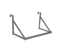 IDEBOX RG6203 Penderie de Porte, Métal-Fer, Gris, Taille Unique