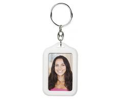 Zep AP35WH Porte ClÃ©s Photo dIdentitÃ© Recto Verso Plastique Blanc 3,5 x 4,5 cm