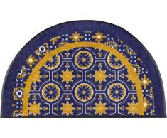 Wash + Dry Design Tapis en Nylon Bleu 50/85