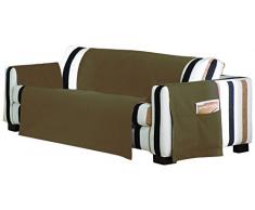 Eysa Housse de Fauteuil Lona Liso Couleur 17, 65% Coton 35% Polyester, Marron, 0,55 m