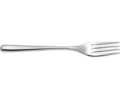 Alessi Lcd01/2r4 Caccia Fourchette de Table, 4 dents, en Acier Brillant, Set de 6 PiÃ¨ces