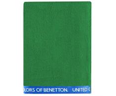 United Couleurs of Benetton. - Serviette de Plage 90x160 cm 380 GSM Velours 100% Coton 90x160 Vert