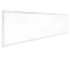 Lumira Panneau LED 120 x 30 cm, 50 W, blanc chaud, plafonnier plat, sans Ã©blouissement avec transformateur