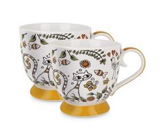 Egan Tasses, Porcelaine, Ivoire, Small