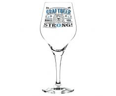 Verre à bière Kathrin Stockebrand, 250 ml, avec 5 couvercles à bière en cristal