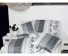 Janine 3794 Monza/08 Parure de lit avec Drap Maco Satin 200 x 135 cm et 80 x 80 cm