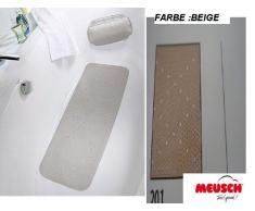 Meusch 2070201002 Tapis de Douche Monza 55x55cm Beige, Mousse de PVC, 55 x 55 x 2 cm