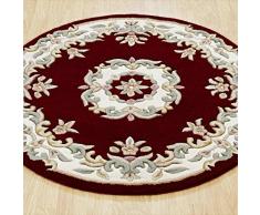 Oriental Weavers 17580 Tapis, 100% Laine, Red, 120cm x 120cm