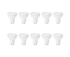 Umi par Amazon - Lot de 10 ampoules spot LED MR16 GU10, 5 W (équivalent de 50 W), 15 000 heures, blanc chaud (2 700 K)