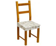 Eysa Papillon Housse de Chaise Stretch Ecru