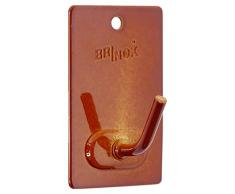 Brinox - Mini Cintre adhÃ©sif 2.6x4.3x2.1 cm Porcelaine