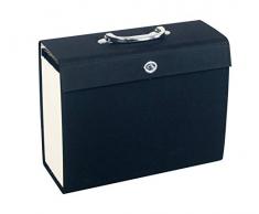 Trieur VIP en Tissu avec 20 Compartiments, Noir