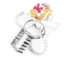 Scrapcooking 2078 Set de 4 découpoirs sur cintre Déco