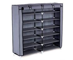 EGLEMTEK Meuble de Rangement, Gris, Unique