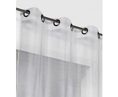 Linder Voilage à Åillets, Polyester, Blanc, 145x255