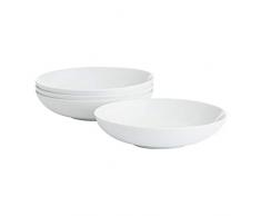 Price & Kensington 0059.075 Simplicity Lot de 4 Bols Porcelaine 23 cm