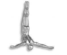 World Art Petit Plongeur Sculpture En Résine, Multicolore, 28x28x9 Cm