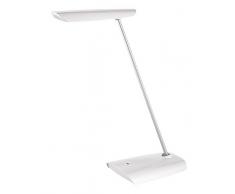 Alco A, lampe de table LED, Aluminium, weiÃ, 15 x 21.5 x 47 cm