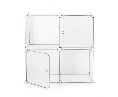LINEAG Cubes DE Rangement MODULABLES Plastiques TBOX4, No Applicable, Non