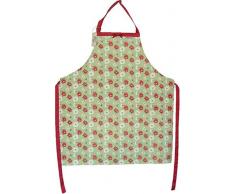 Tablier Toile avec Boucle Vert Fleur BOW1221 82 cm